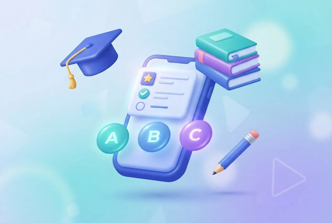 Illustration for: What we learned building an exam-prep app for 100K+ students