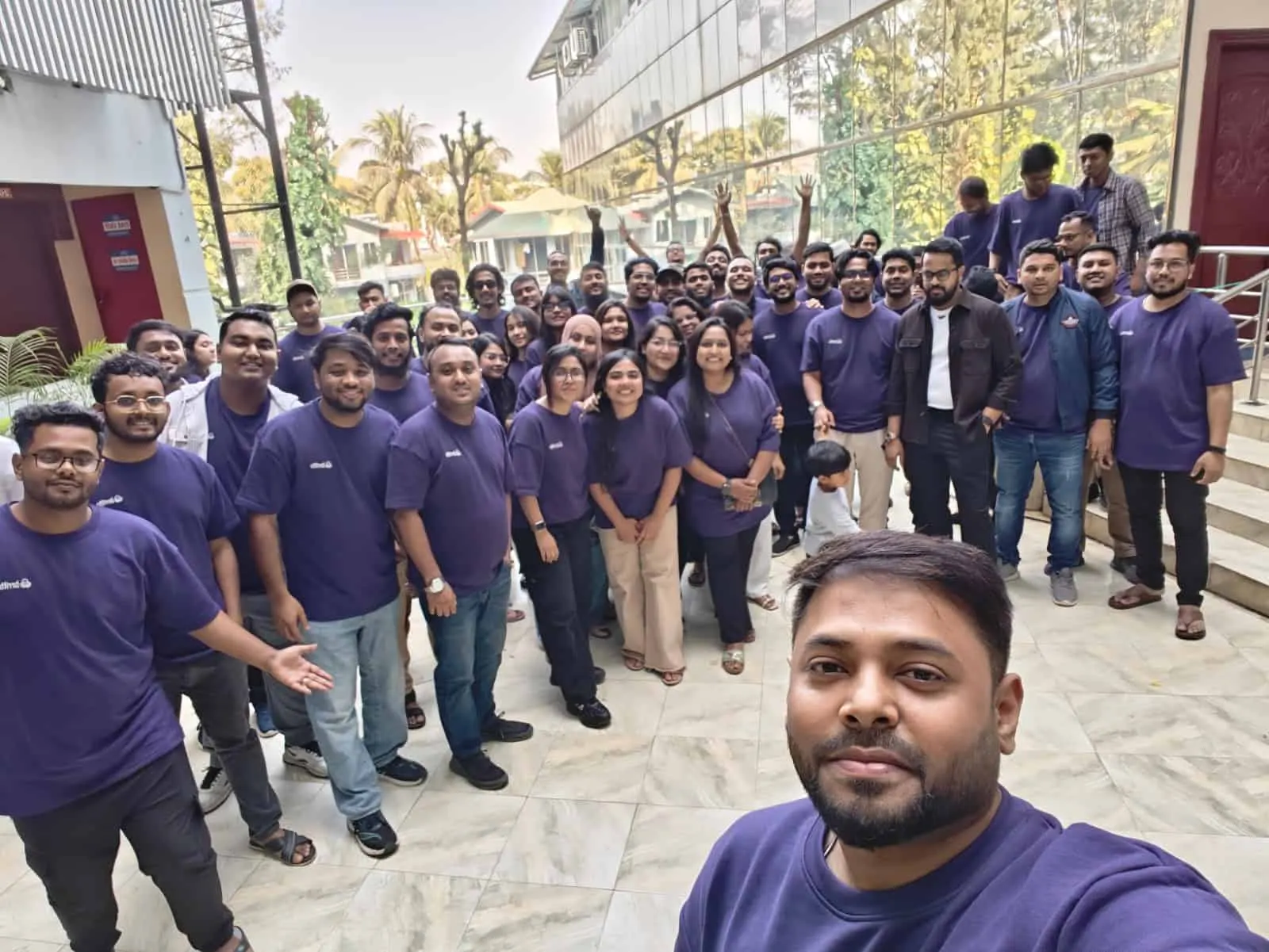 Group selfie of the Innospace team